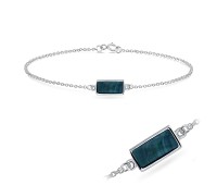 Malachite Silver Bracelet BRS-428
